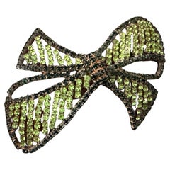A 1950s Costume Jewelry Huge Italian Flake Hair Clip