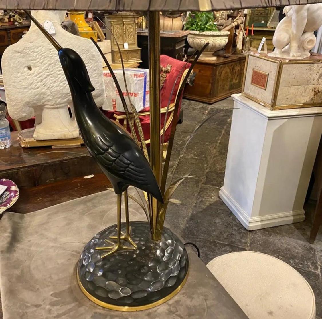 A 1950s Mid-Century Modern Brass Italian Table Lamp by Lanciotto Galeotti 3