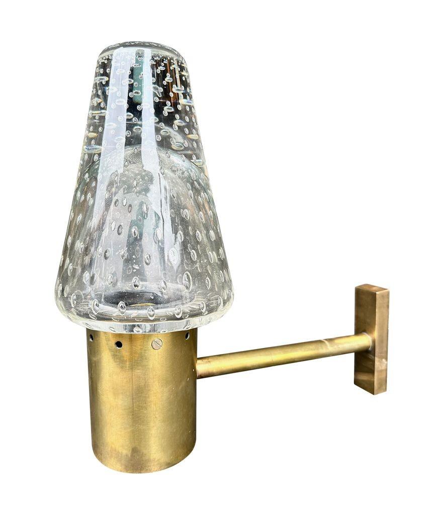 Aplique de cristal de Murano y latón de los años 50, obra de Gino Sarfatti y Archimede Seguso. en venta 12