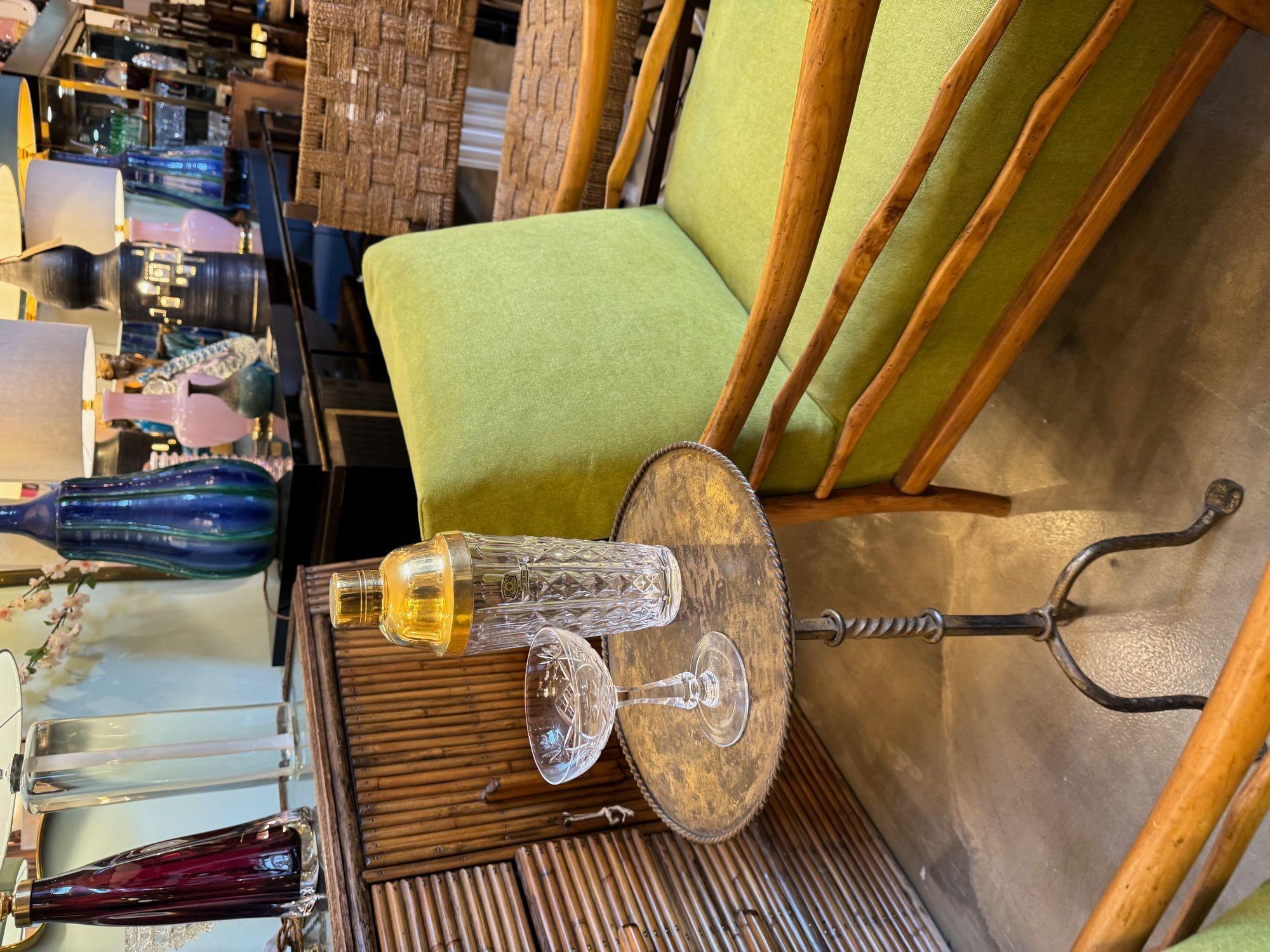 Ein spanischer Martini-Tisch aus vergoldetem Schmiedeeisen aus den 1950er Jahren im Angebot 5