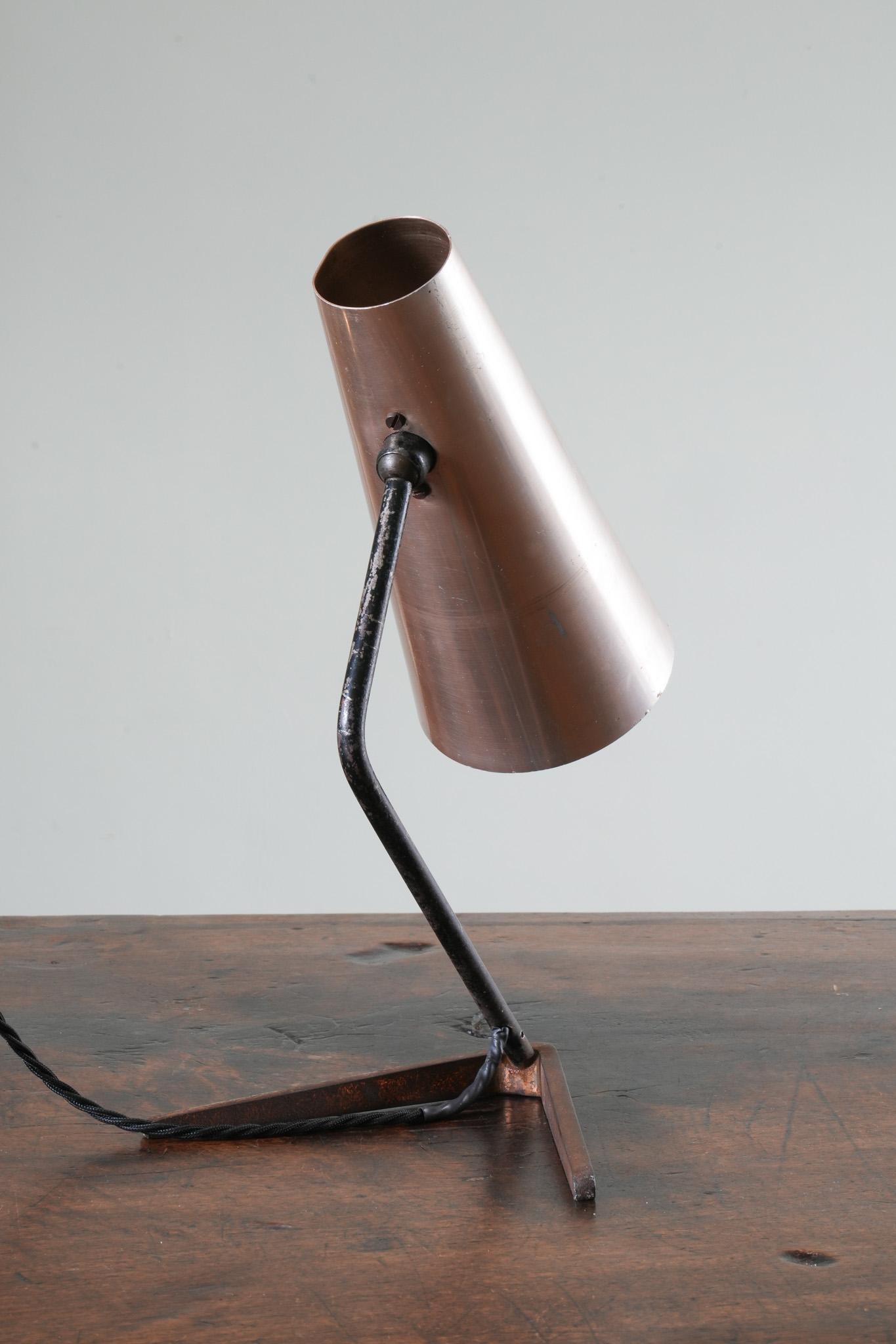 20th Century A 1950s Stilux Milano Table Light