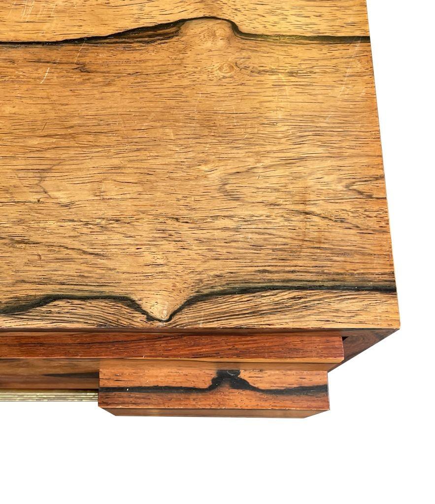 A 1950s Swedish jacaranda Brazilian rosewood low table For Sale 7