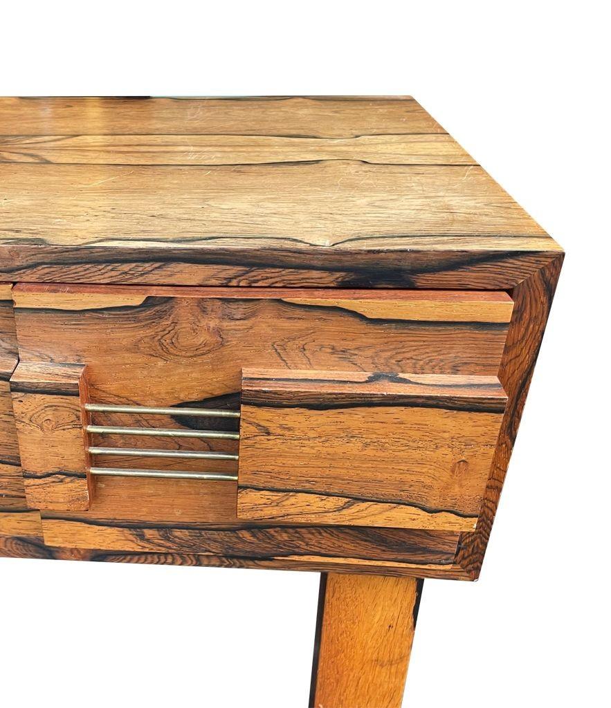 A 1950s Swedish jacaranda Brazilian rosewood low table For Sale 3