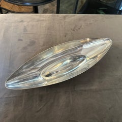 A 1960s Iconic Lino Sabattini for Christofle Minimalist Silver Plated Bowl