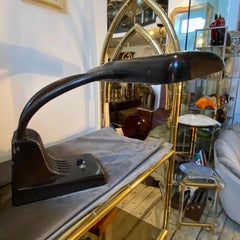 1960s Industrial American Metal Desk Lamp by Dazor