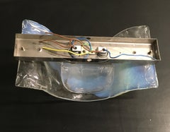 A 1960s Italian Murano opalescent wall light sconce by Carlo Nason for Mazzega