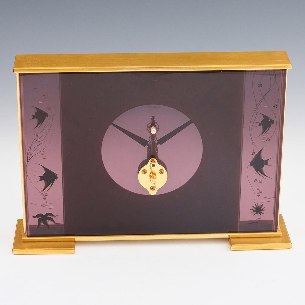 mid century mantel clock