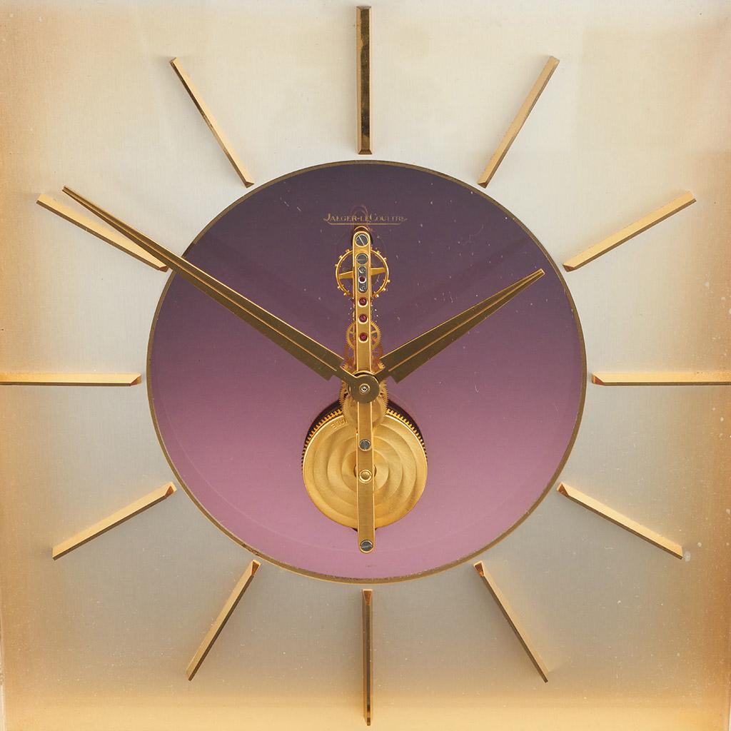 Swiss 1960's Jaeger Lecoultre Marina Mantel Clock