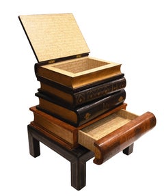 A 1960s Maitland Smith Book-Form Side Table