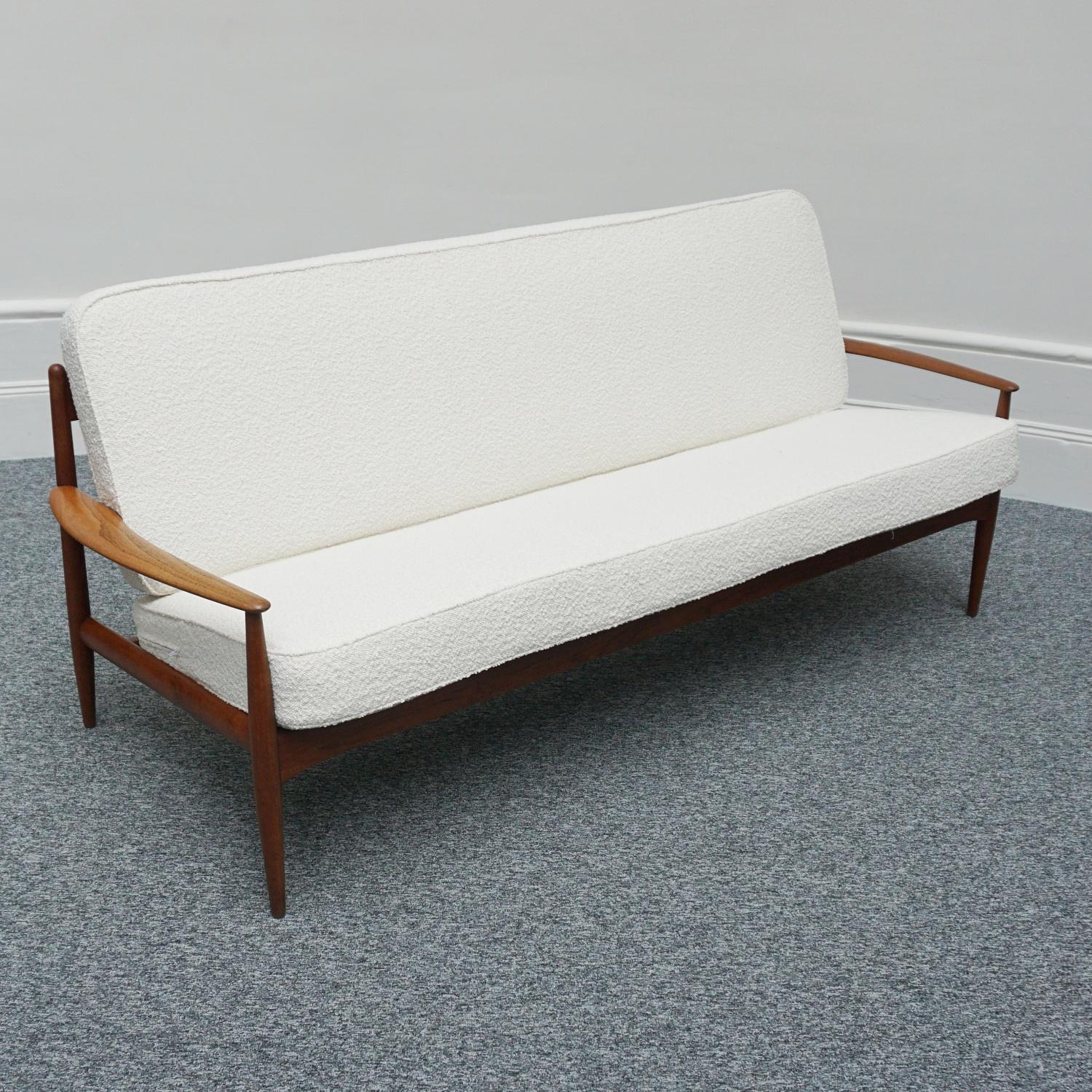 1960's Mid-Century Sofa Designed by Grete Jalk for France & Son Denmark 10