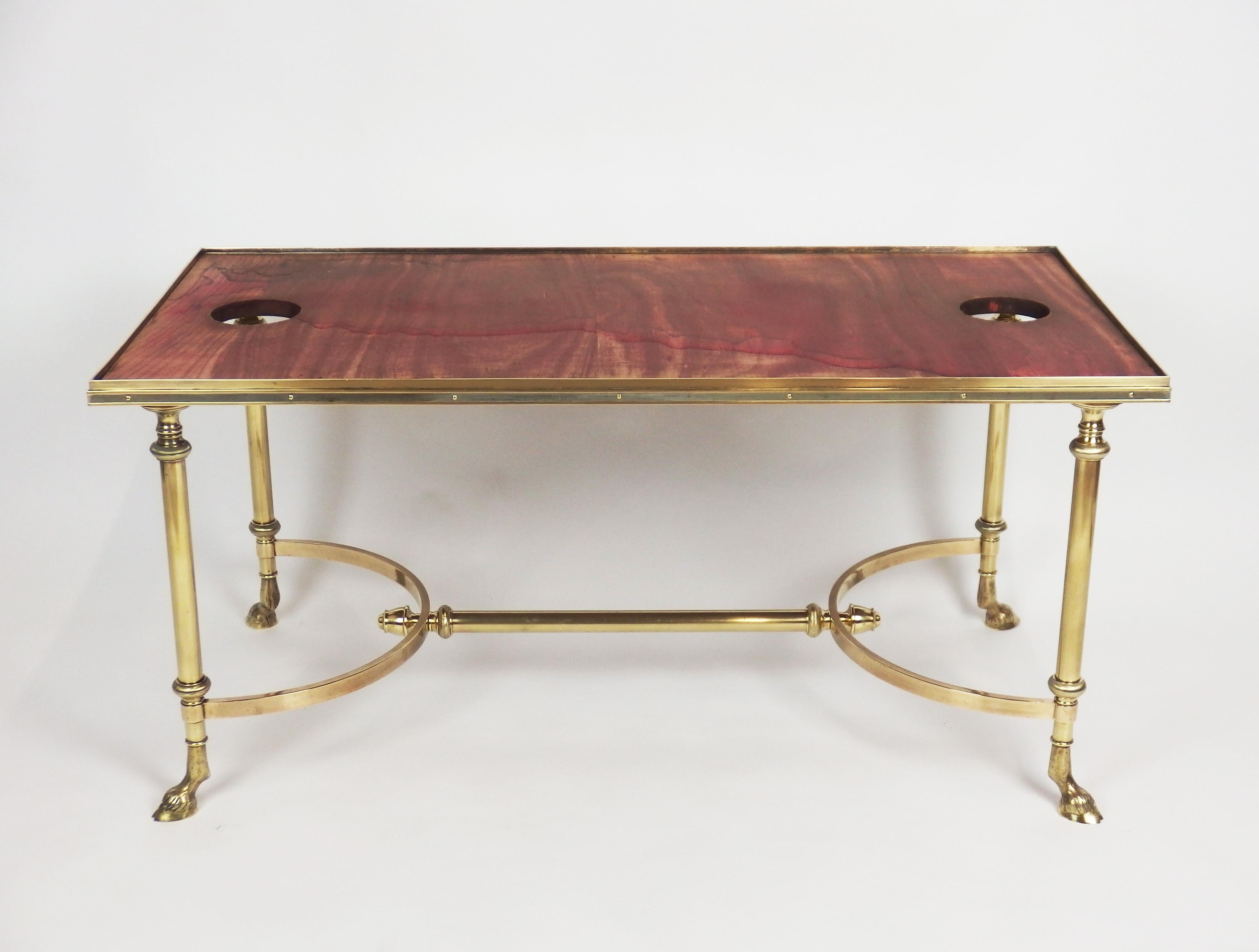 1960s Neoclassical Bronze Coffee Table For Sale 6