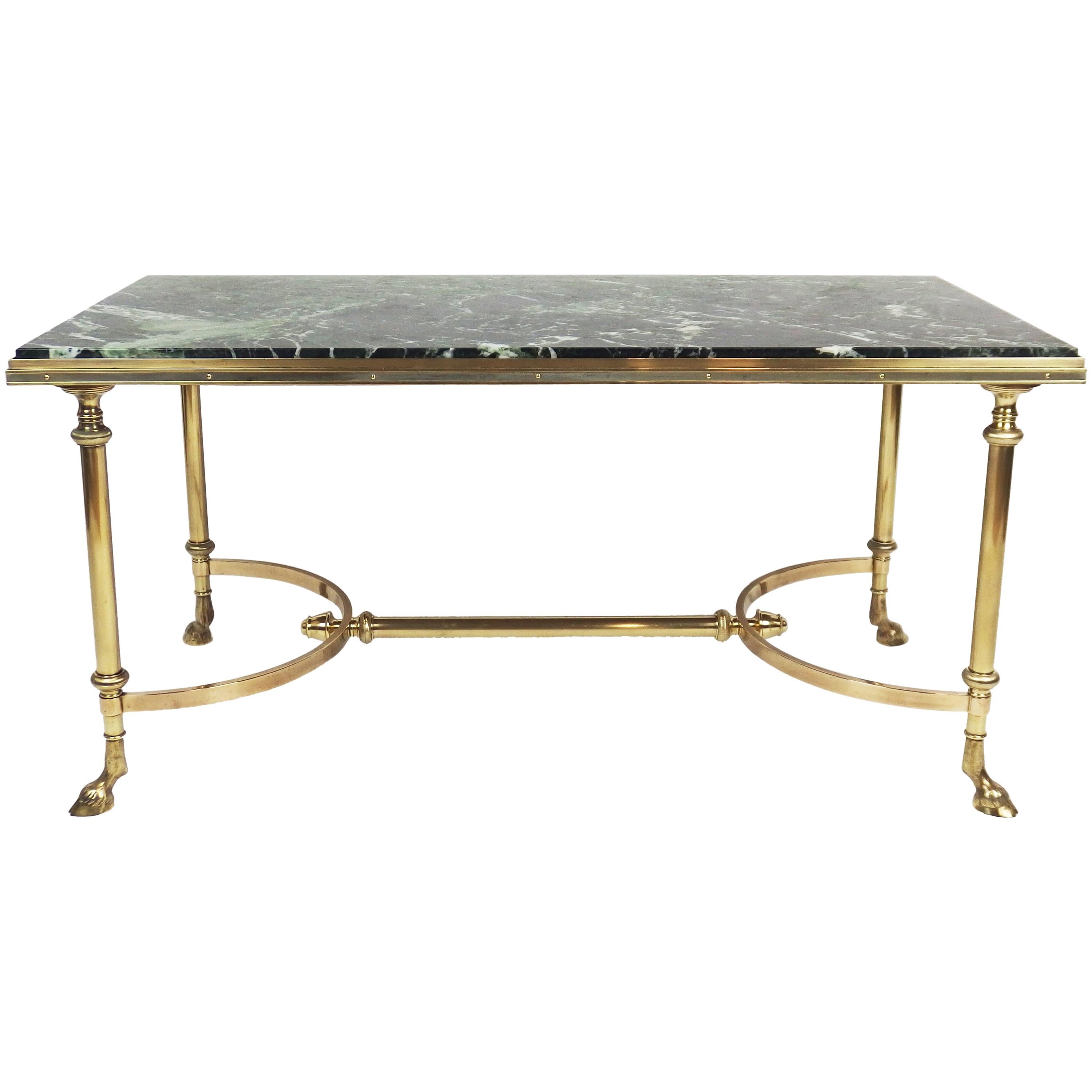 1960s Neoclassical Bronze Coffee Table For Sale