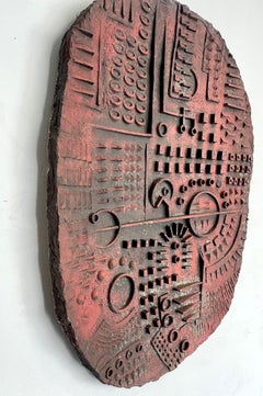 1960s Orignal Resin Wall Relief Sculpture, by English Artist Ron Hitchins
