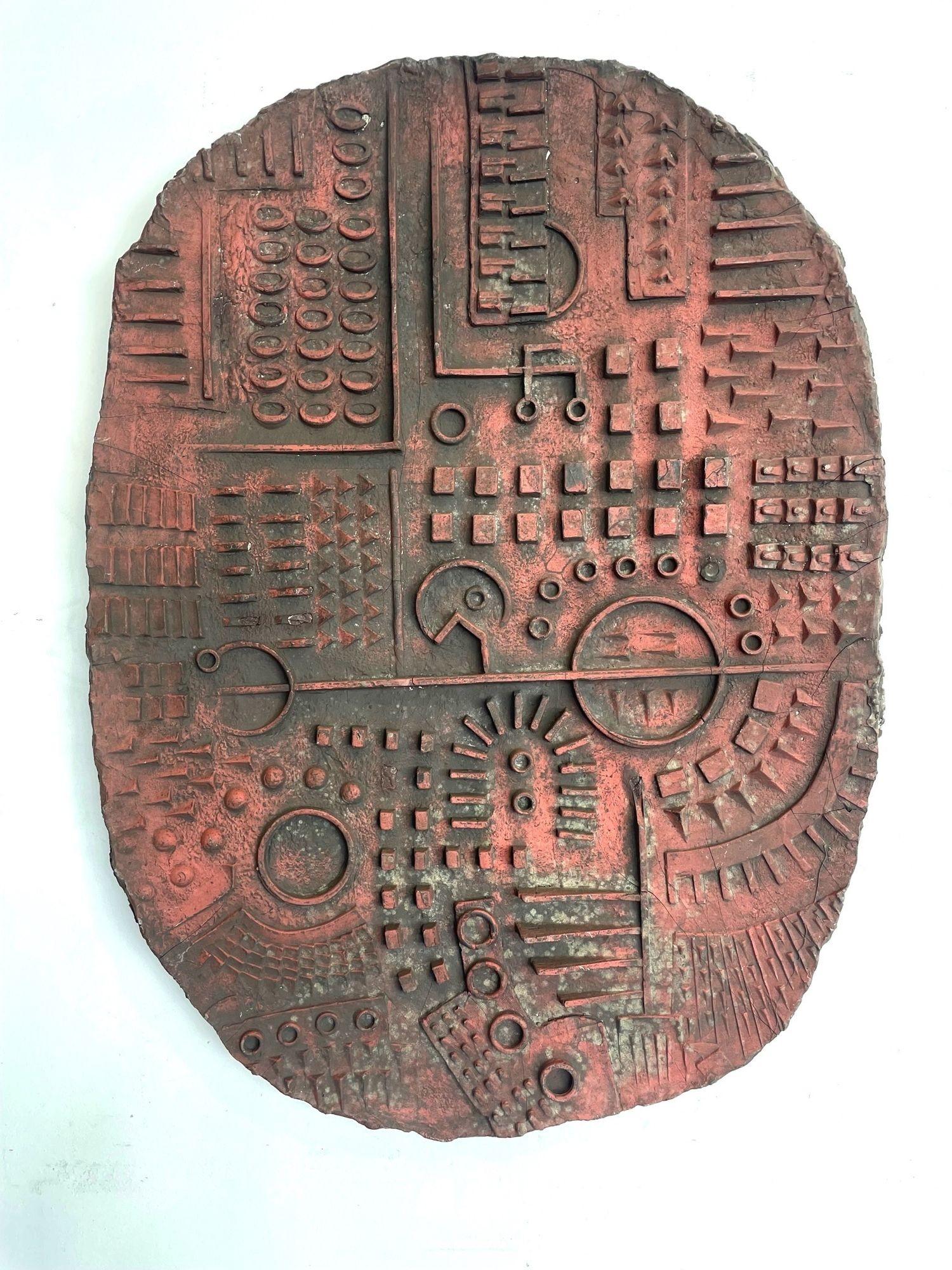 1960s Orignal Resin Wall Relief Sculpture, by English Artist Ron Hitchins In Good Condition In London, GB