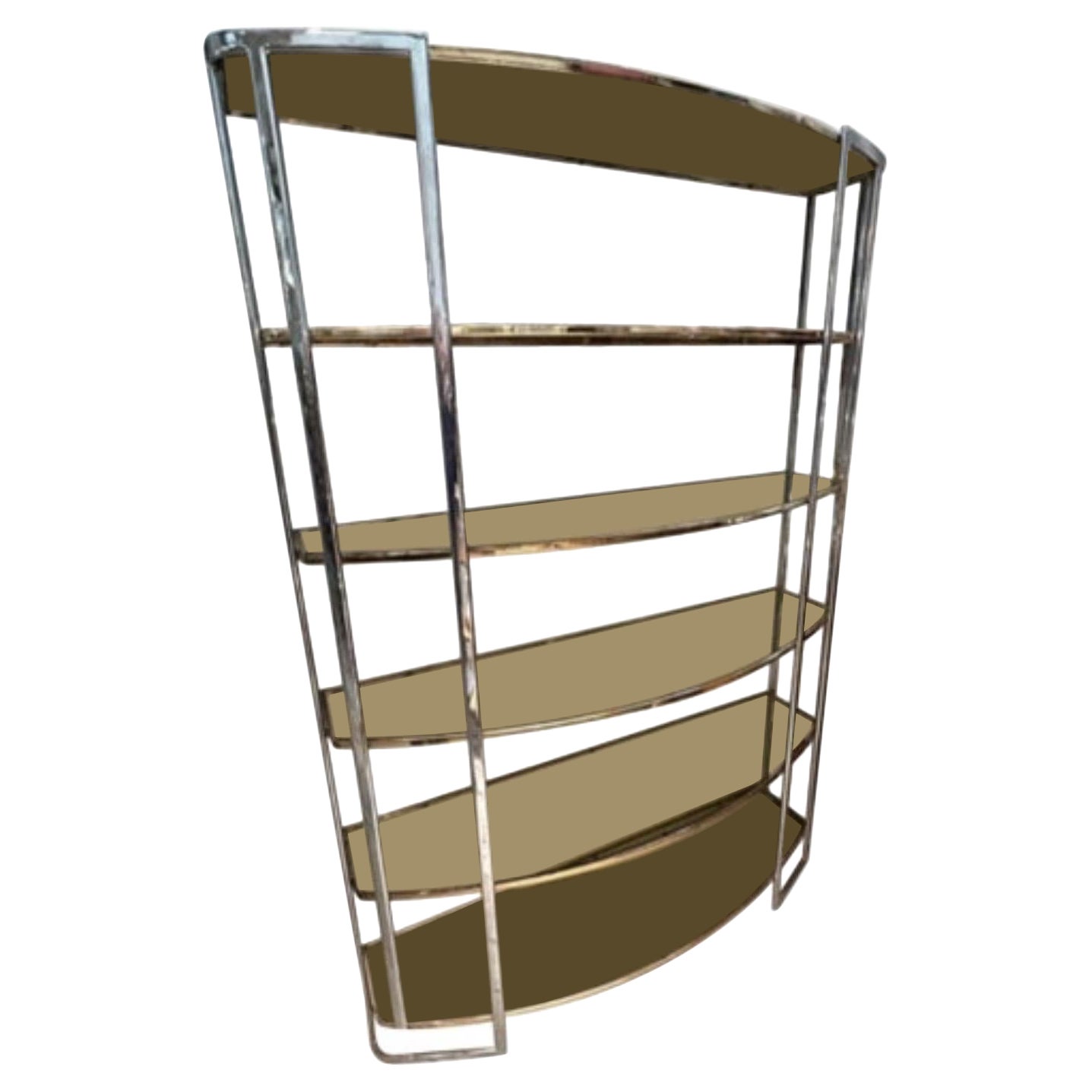 A 1960s Romeo Rega Attributable Mid-Century Modern Italian Bookcase
