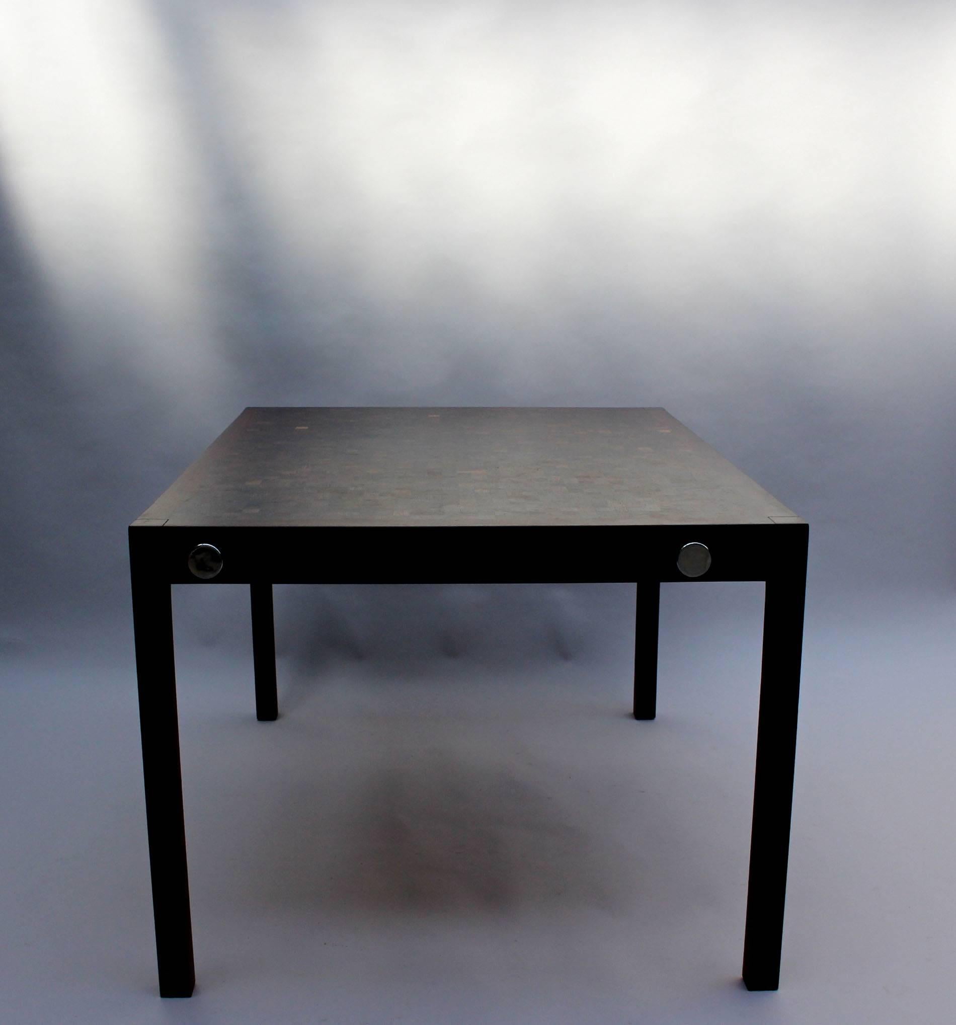 Mid-20th Century 1960s Swiss Wenge Dining Table by Dieter Waeckerlin For Sale