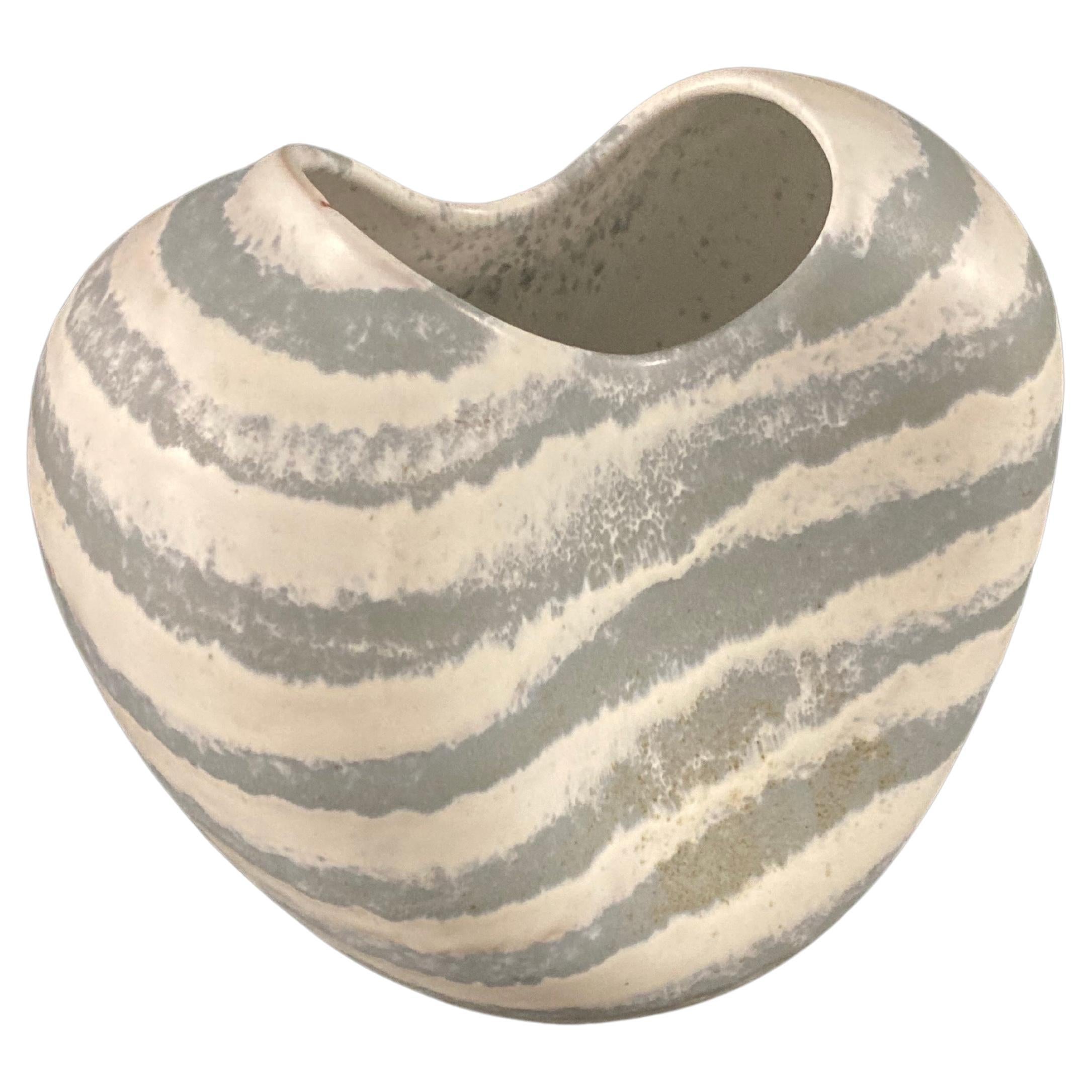 Mid-Century moderno Vaso in ceramica della Germania occidentale degli anni '60 di Carstens in vendita