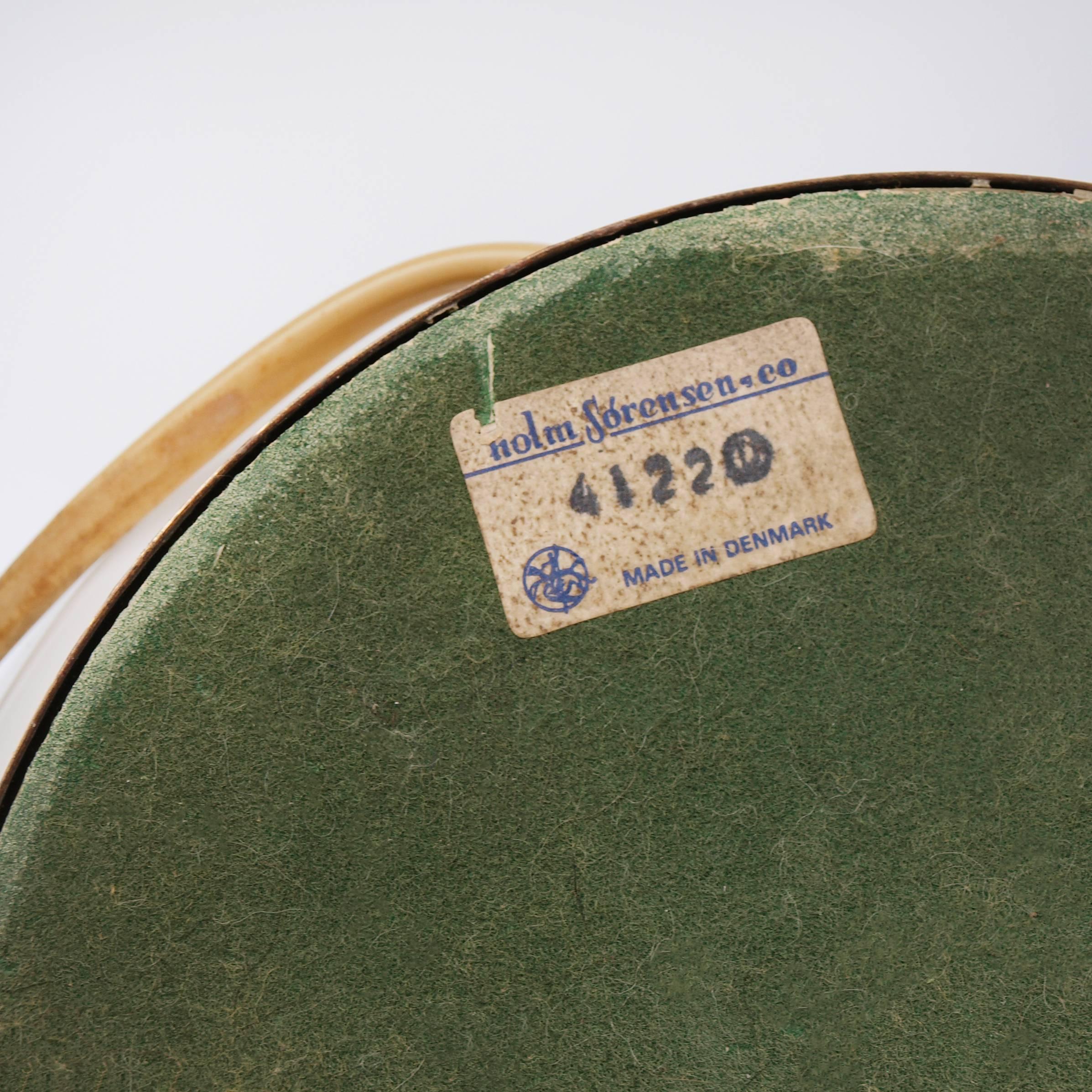 Svend Aage Holm Sorensen, Lampensockel aus weißem Opal, 1960er Jahre im Angebot 2