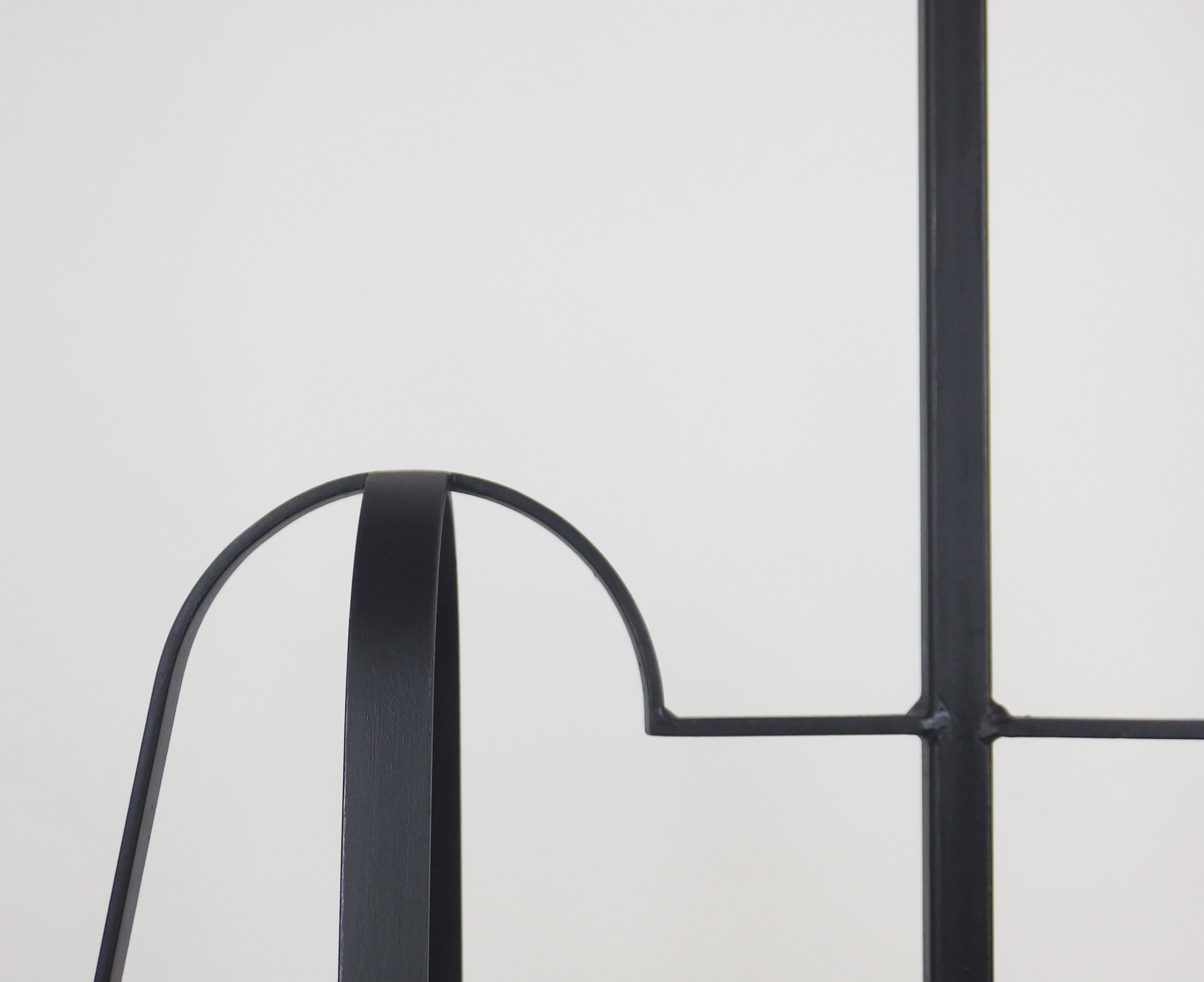 1960s Wrought Iron Chandelier In Good Condition For Sale In Janvry, Essonne
