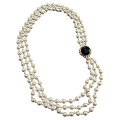 A 1970s Costume Jewelry Multi-Strand Necklace by Yves Saint Laurent