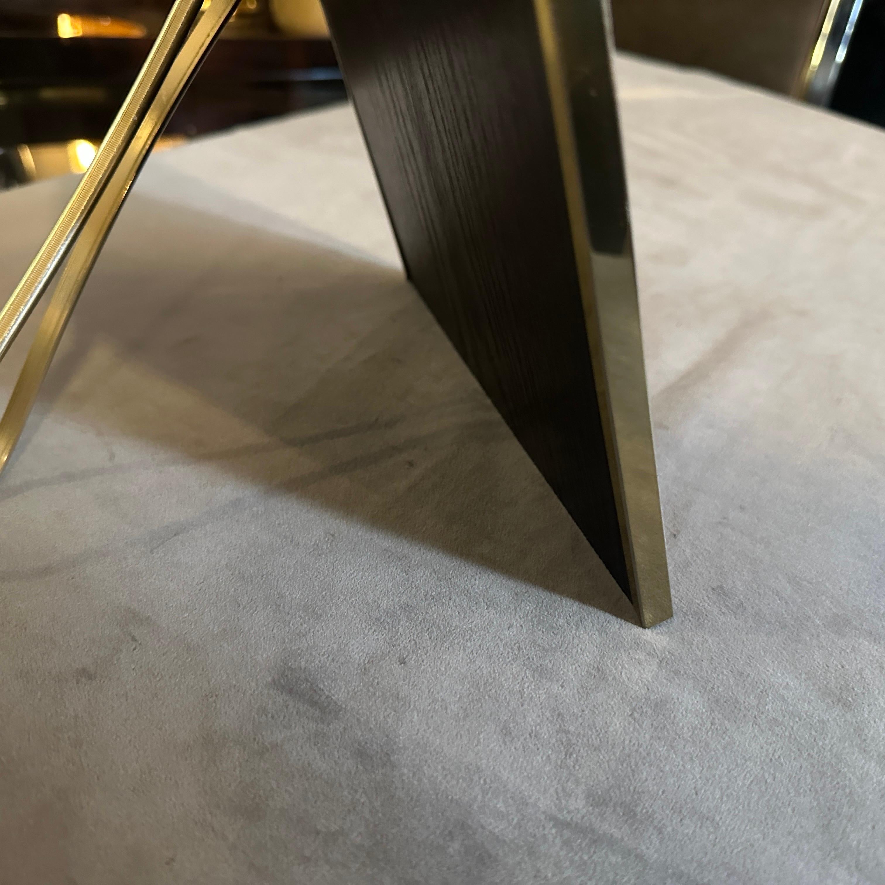 Una cornice italiana in ottone e lucite di alta qualità del Mid-Century Modern degli anni '70 in vendita 2