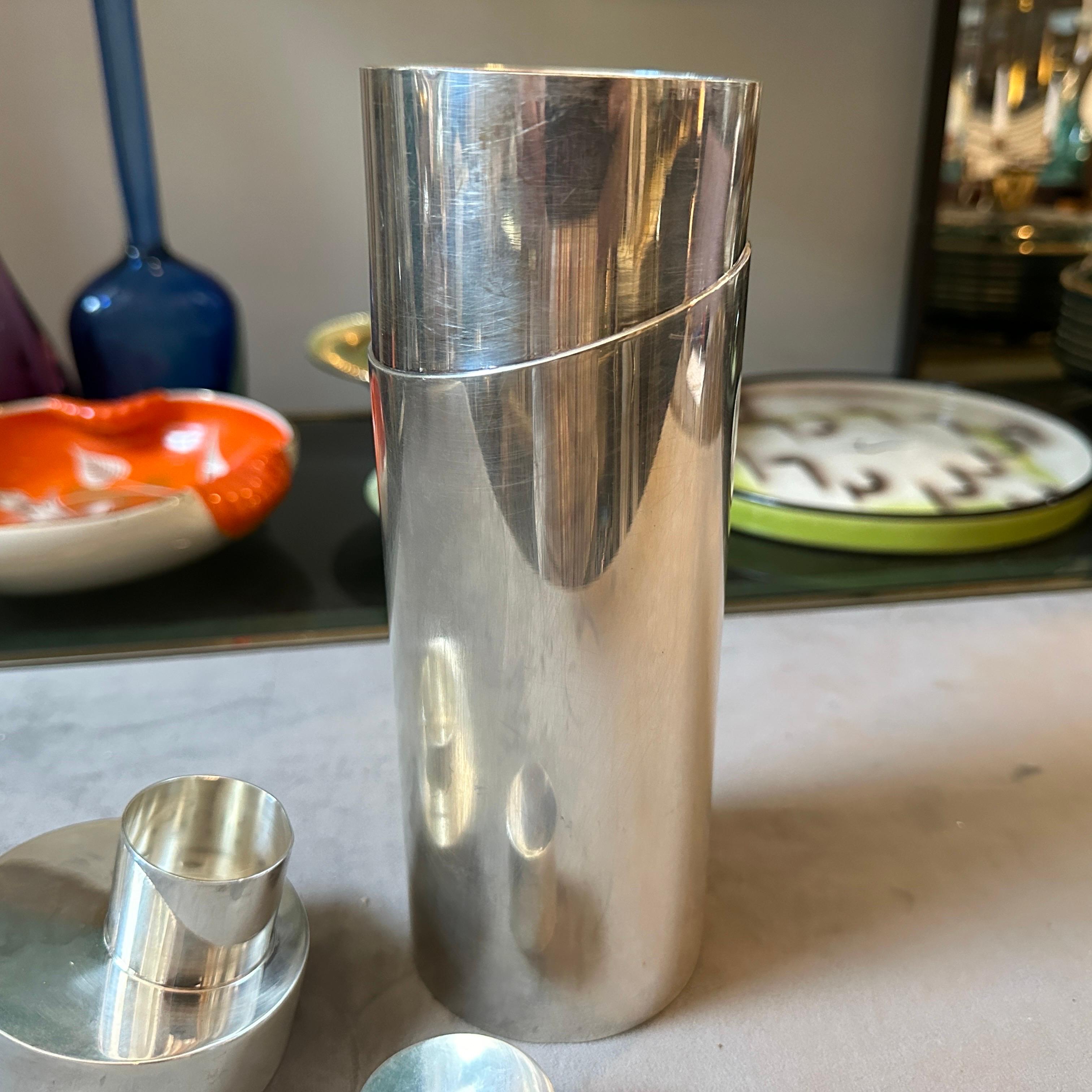 Una coctelera minimalista icónica de los años 70, de Lino Sabattini para Christofle en Bueno estado para la venta en Aci Castello, IT