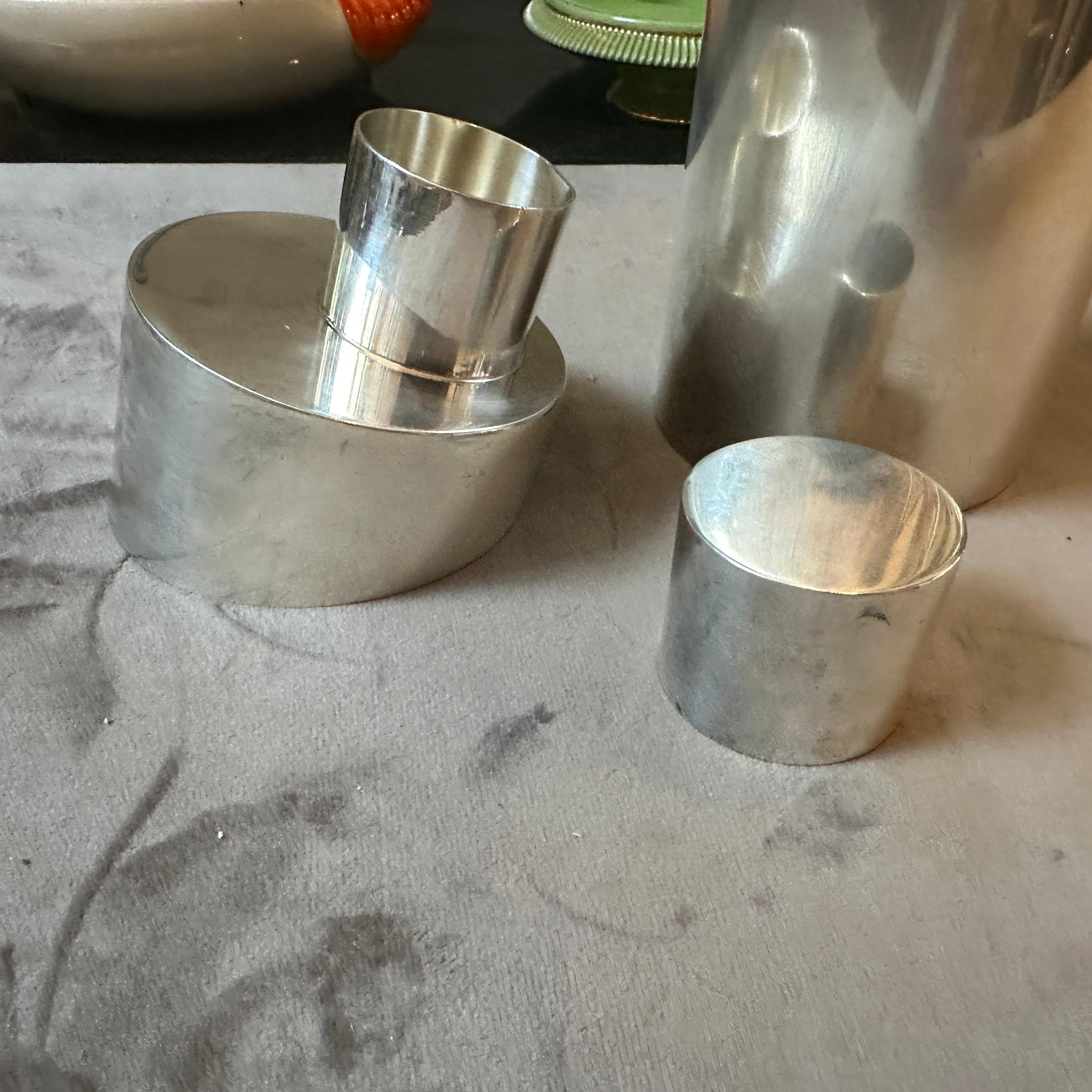 Una coctelera minimalista icónica de los años 70, de Lino Sabattini para Christofle siglo XX en venta