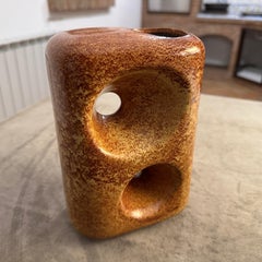 A 1970s Modernist Ceramic Italian Vase by Bertoncello