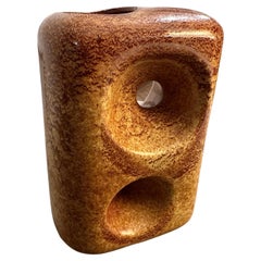 Modernistische italienische Keramikvase von Bertoncello aus den 1970er Jahren