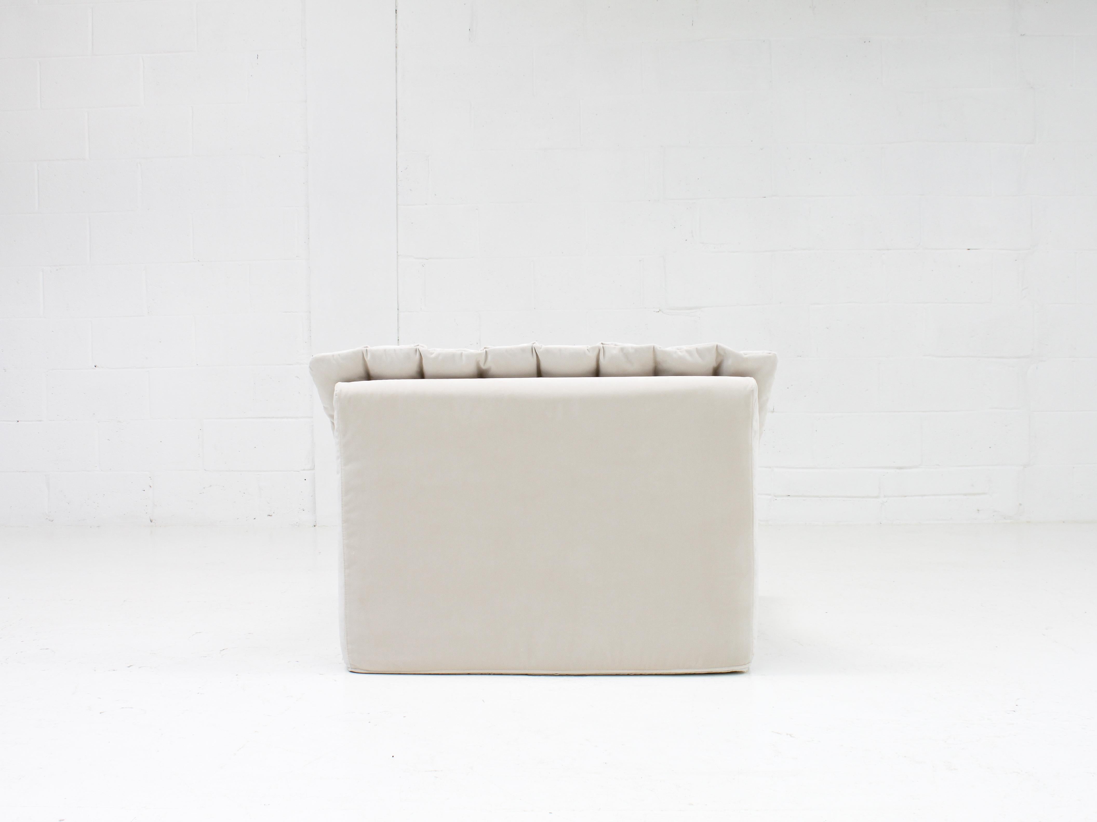Fabric 1970s Scoop Lounge Chair by Martin Sylvester for Habitat