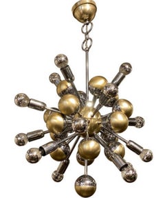 1970s Space Age 16 Lights Sputnik Chandelier by Reggiani