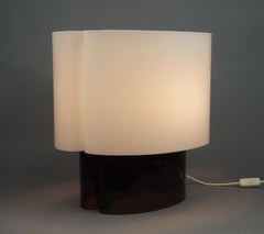 1970s "Cyclade" Plexiglass Table Lamp by Danielle Quarante