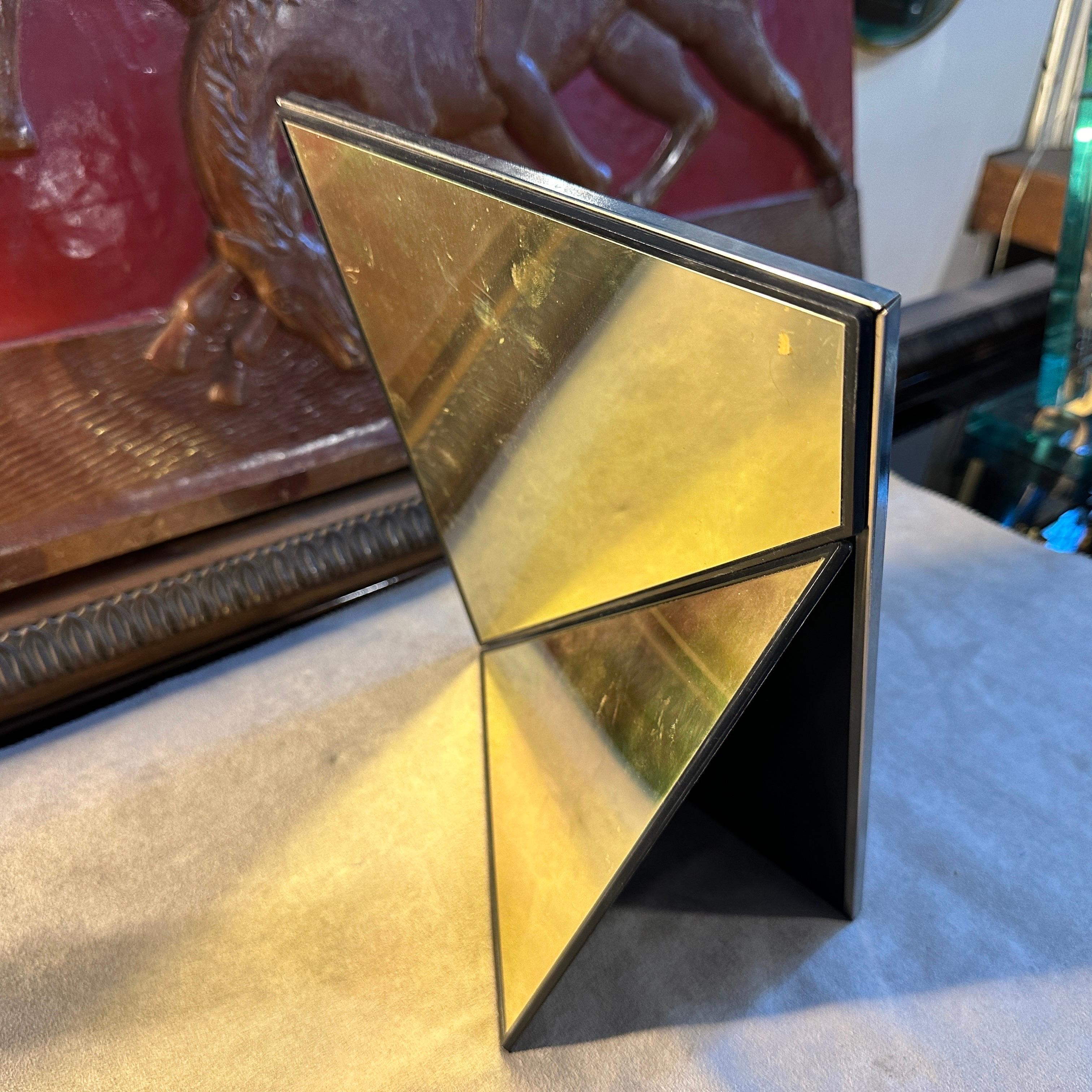Un elegante marco italiano de los años 80 al estilo de Gucci Home en venta 2