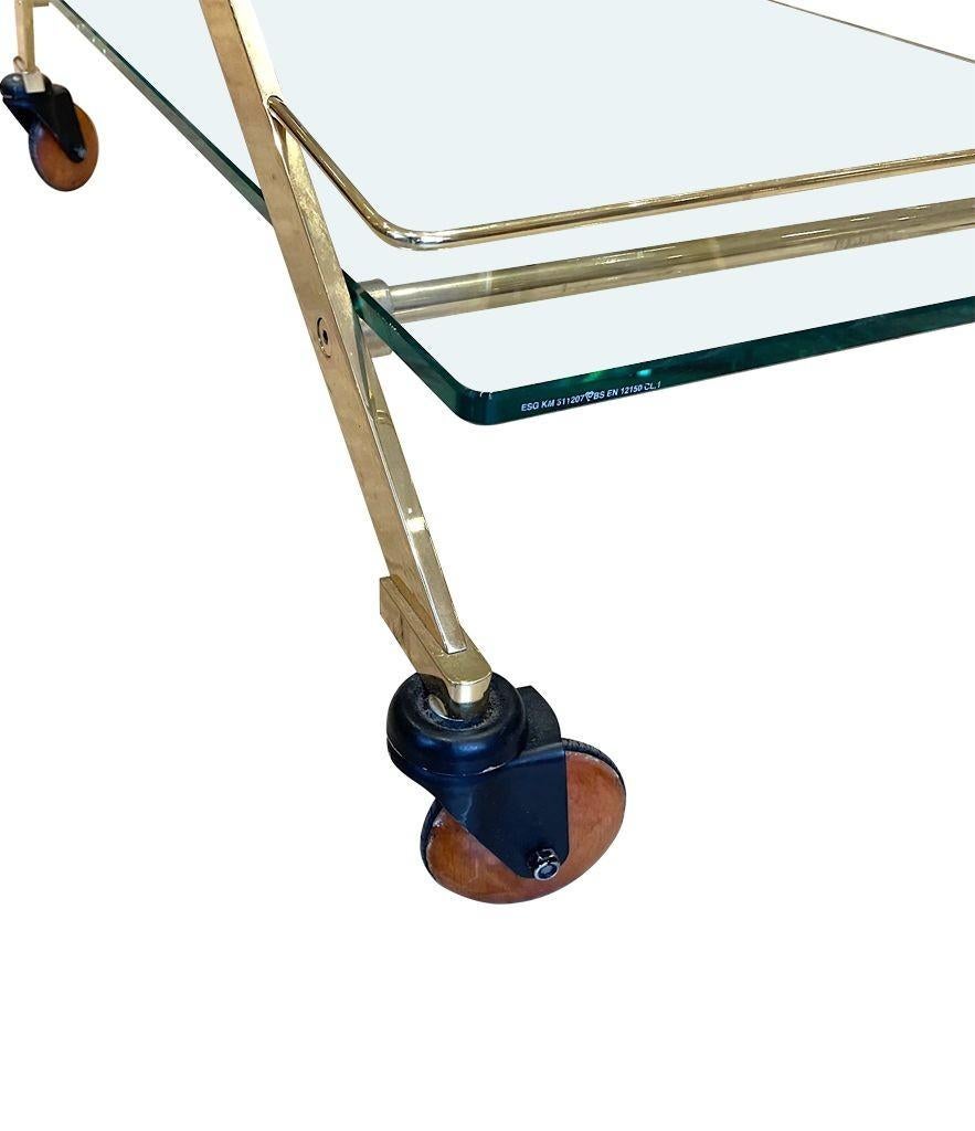 Ein Gallotti & Radice Mister Barwagen aus Messing und Kirsche aus den 1980er Jahren. im Angebot 7