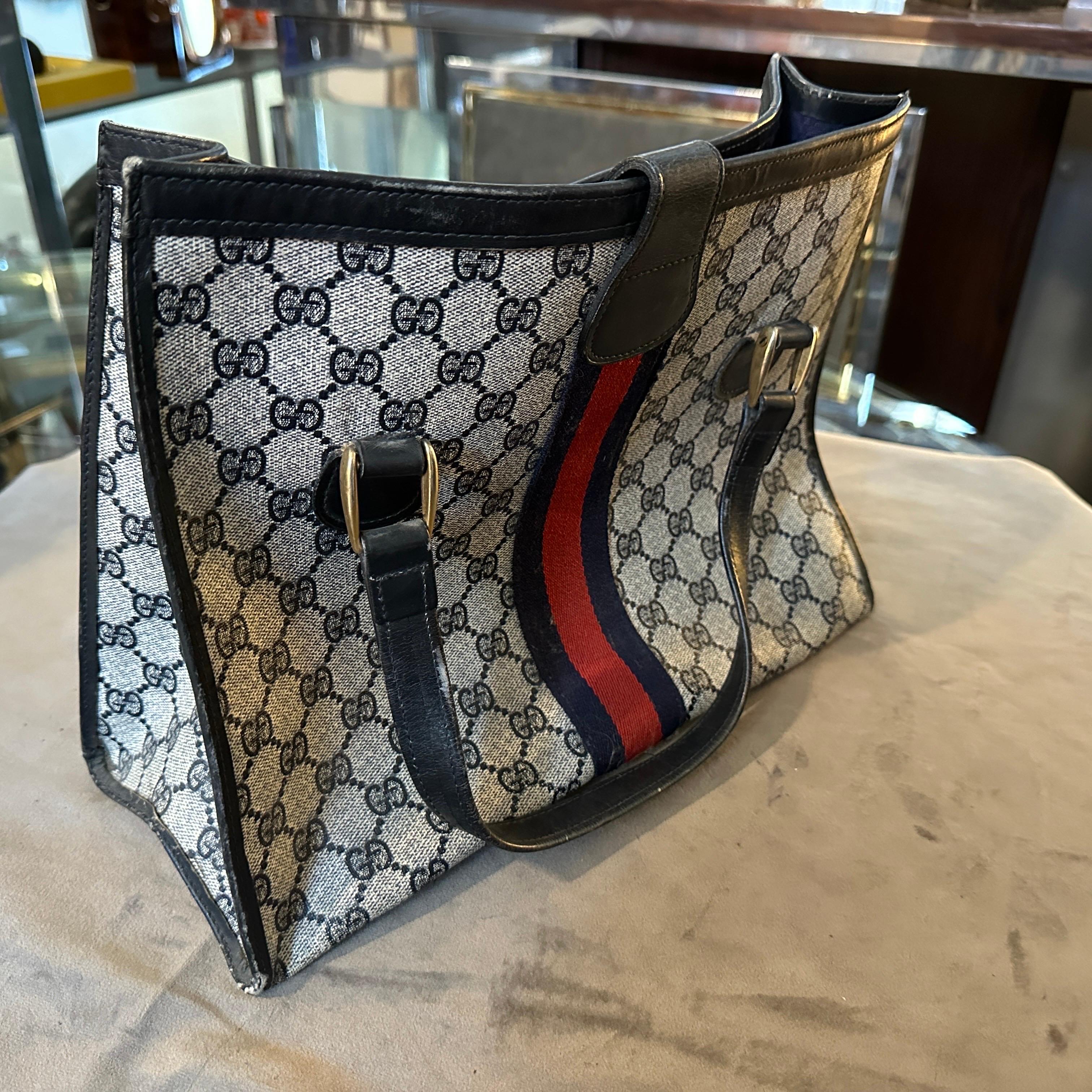 A 1980s Iconic Hand Bag by Gucci In Good Condition In Aci Castello, IT