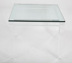 1980s Lucite Games Table in the Manner of Karl Springer