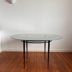 Table de salle à manger "Lunar" des années 1980 par Pascal Mourgue pour Artelano
