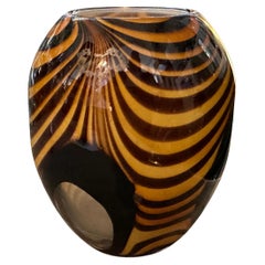 A 1980s Modernist Murano Glass Vase