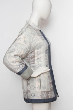 A 1980s Vintage Hermès Reversible Silk Jacket