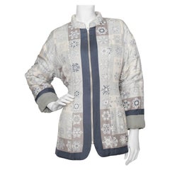 A 1980s Vintage Hermès Reversible Silk Jacket