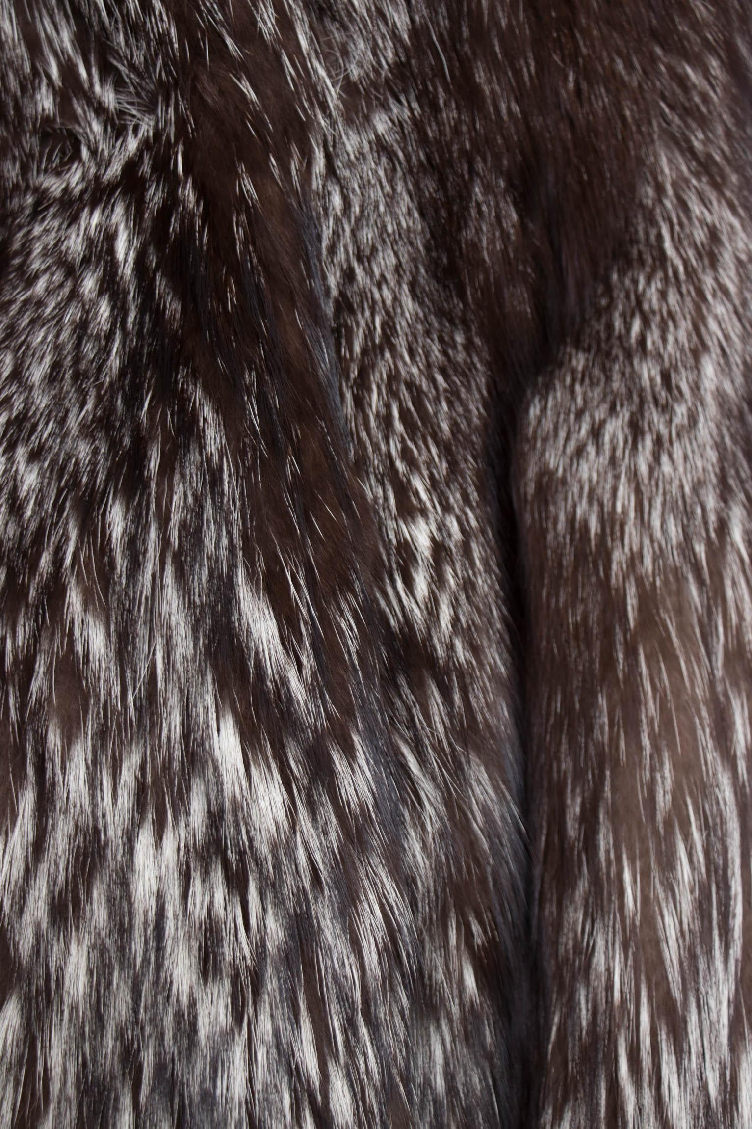 saga fox fur coat vintage
