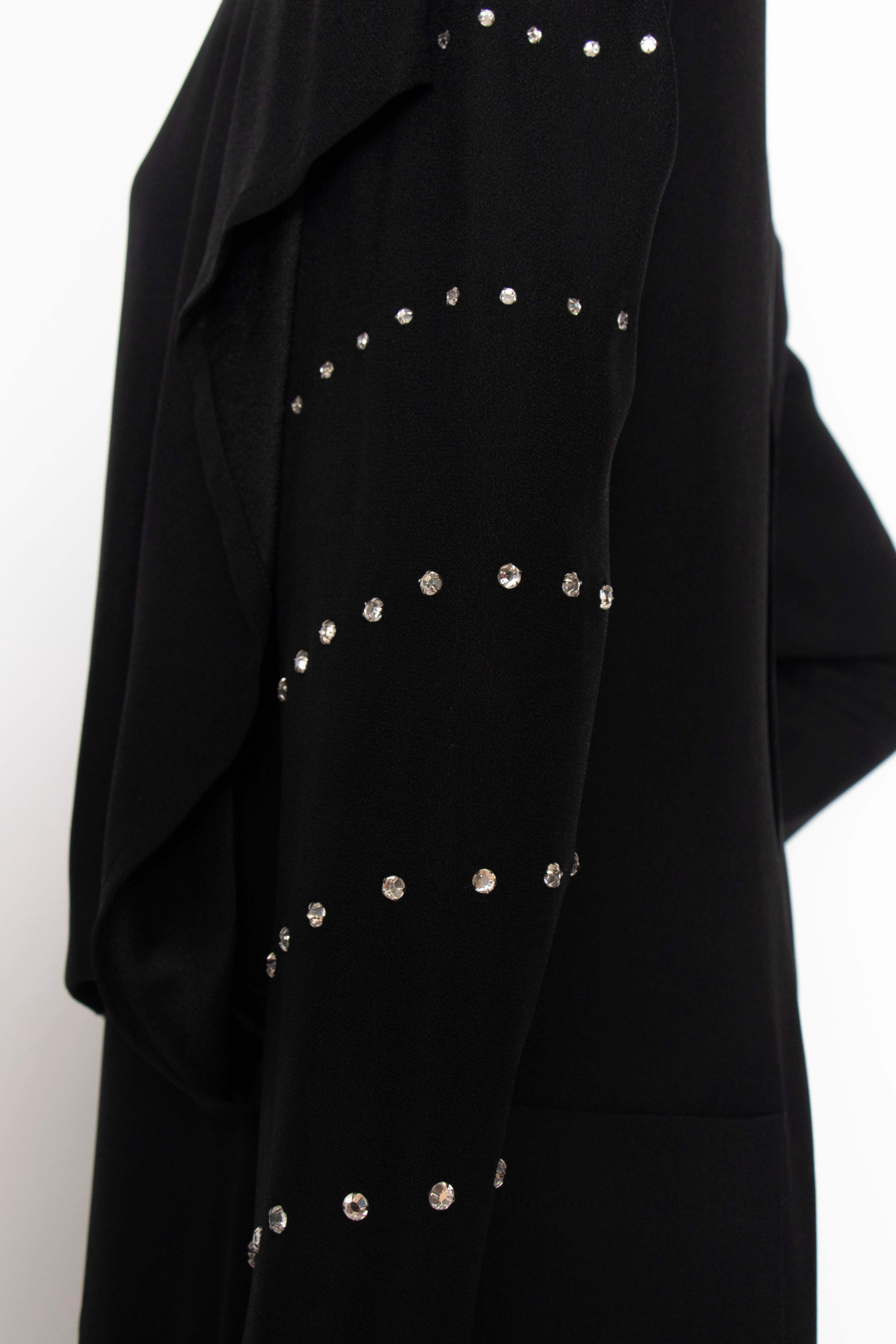 A 1980s Vintage Sonia Rykiel Black Evening Dress  For Sale 3