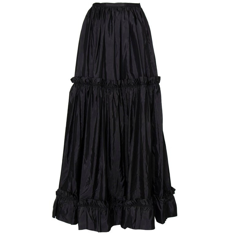 1970s Silk Taffeta Yves Saint Larent Skirt main image 0