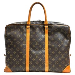 Eine Louis-Vuitton-Handtasche aus dem Jahr 1989, braune Monogram-Aktentasche