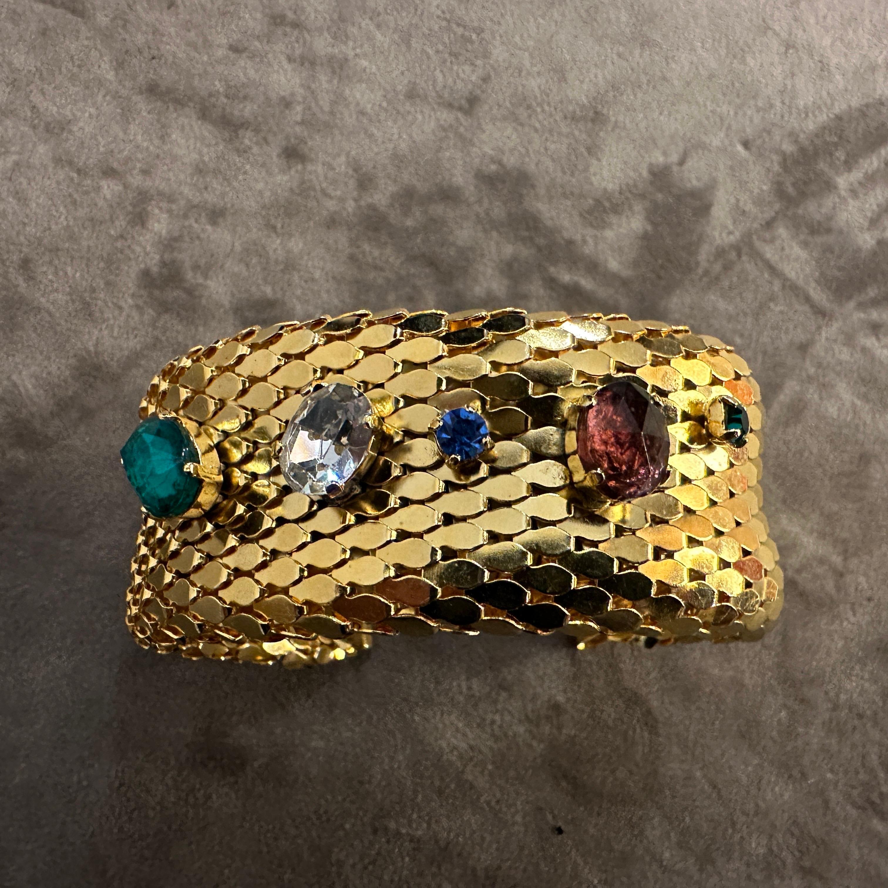 A 1990s Costume Jewelry Italian Bracelet For Sale 1