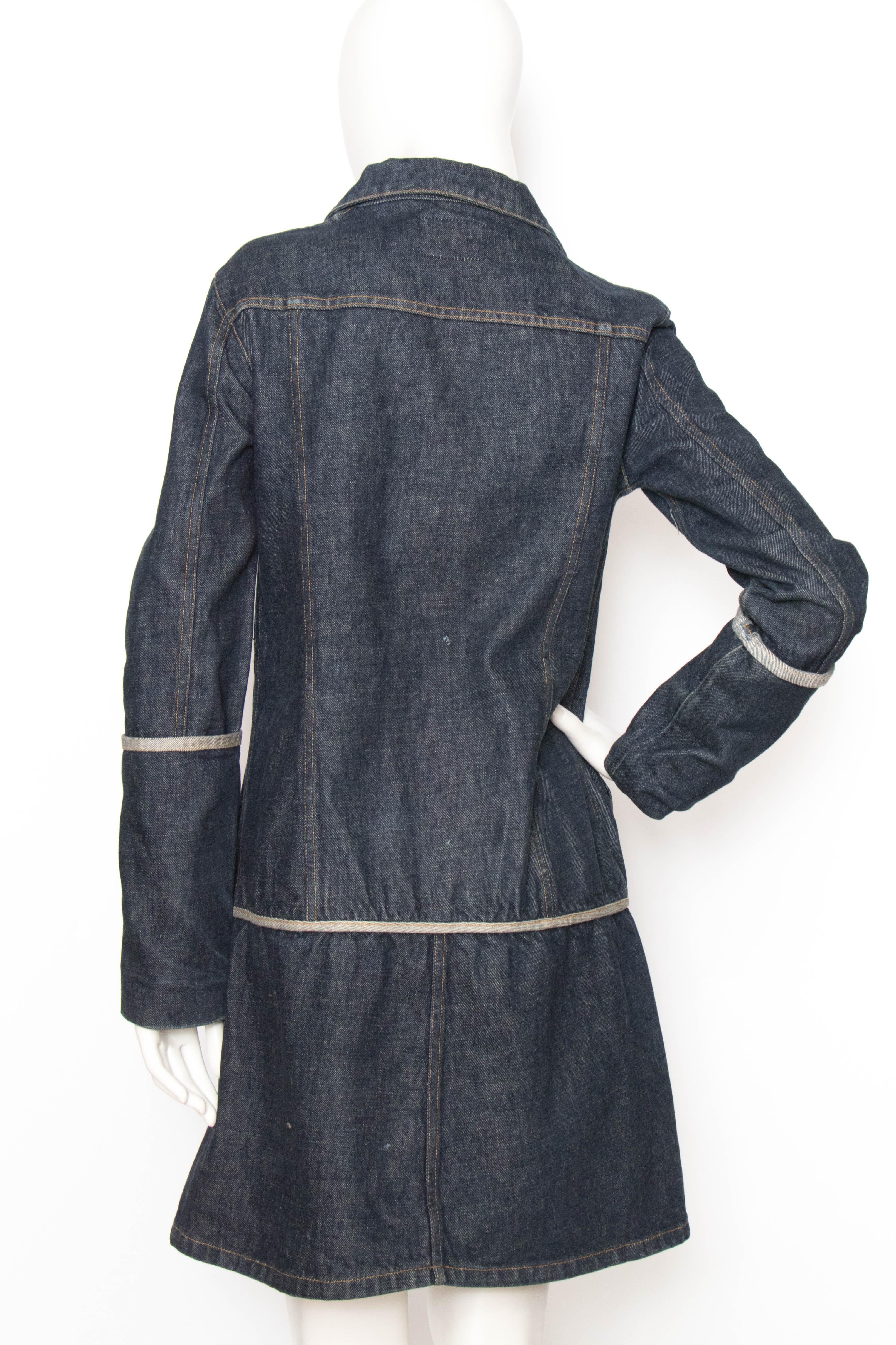 vintage helmut lang denim jacket