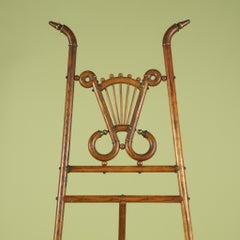 19th C. Brass Mounted Bamboo Easel from the Estate of Sir John Richardson