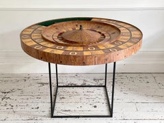 A 19th C EO Roulette Wheel on Stand