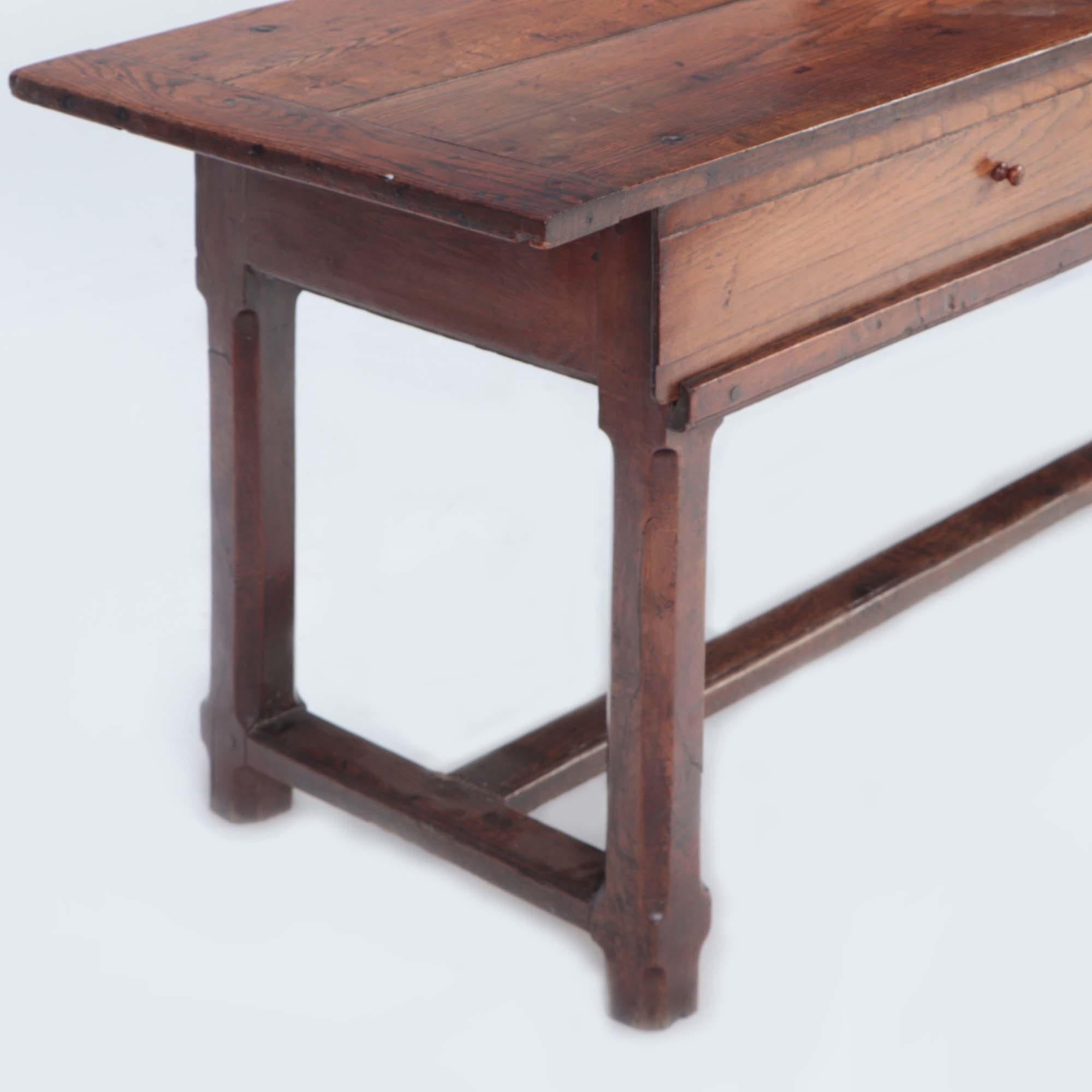 19th C French Oak Sofa Table or Console Table In Good Condition In Philadelphia, PA