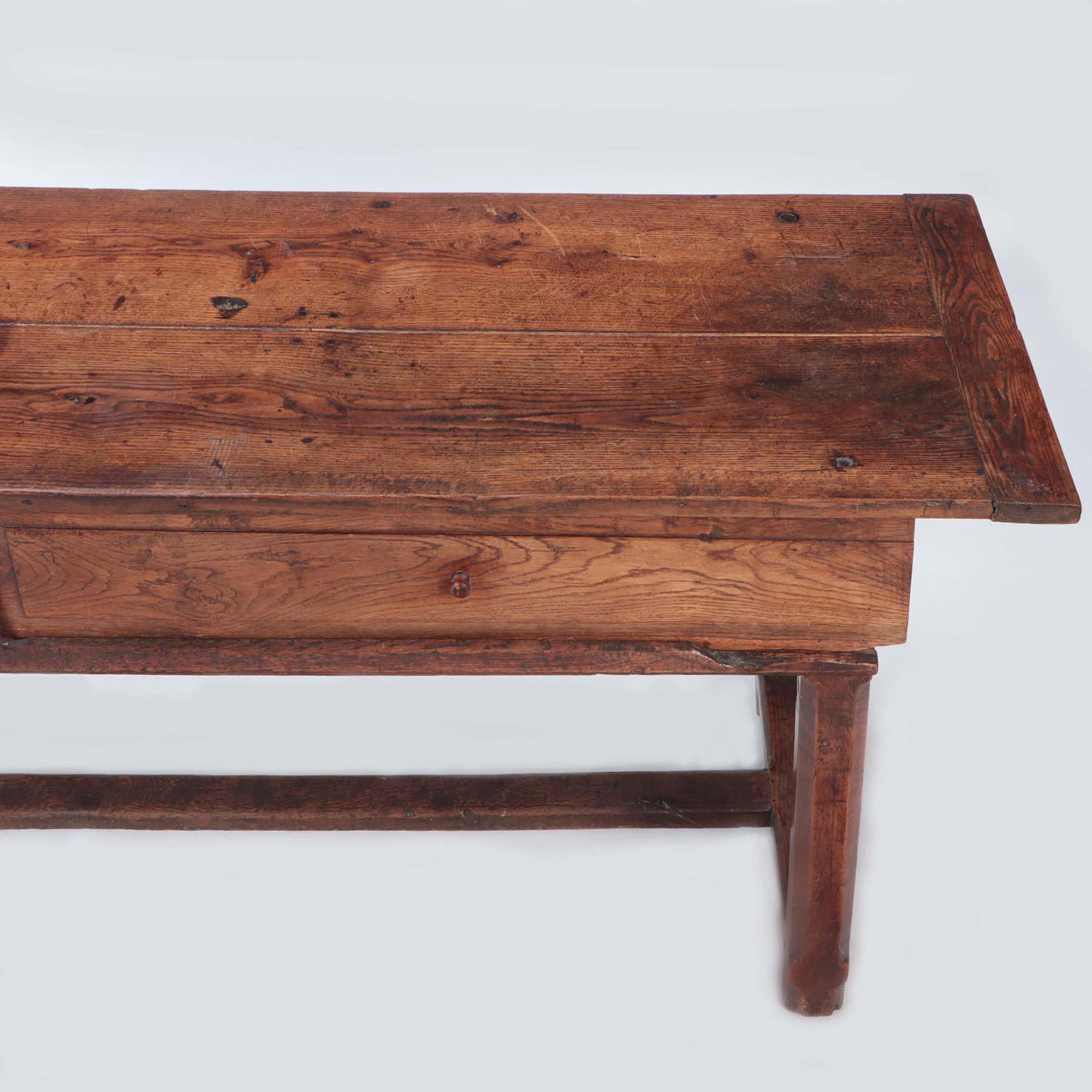 19th C French Oak Sofa Table or Console Table 1